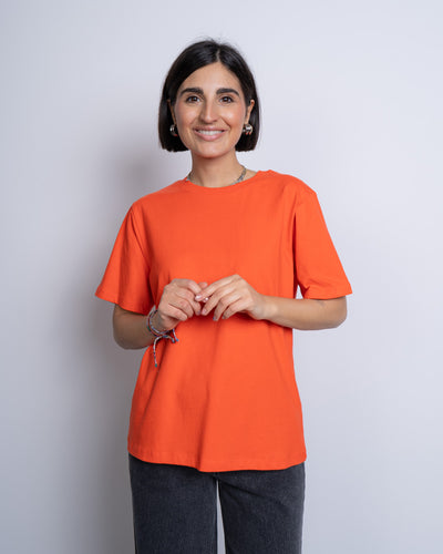 T-SHIRT PALMER ARANCIONE