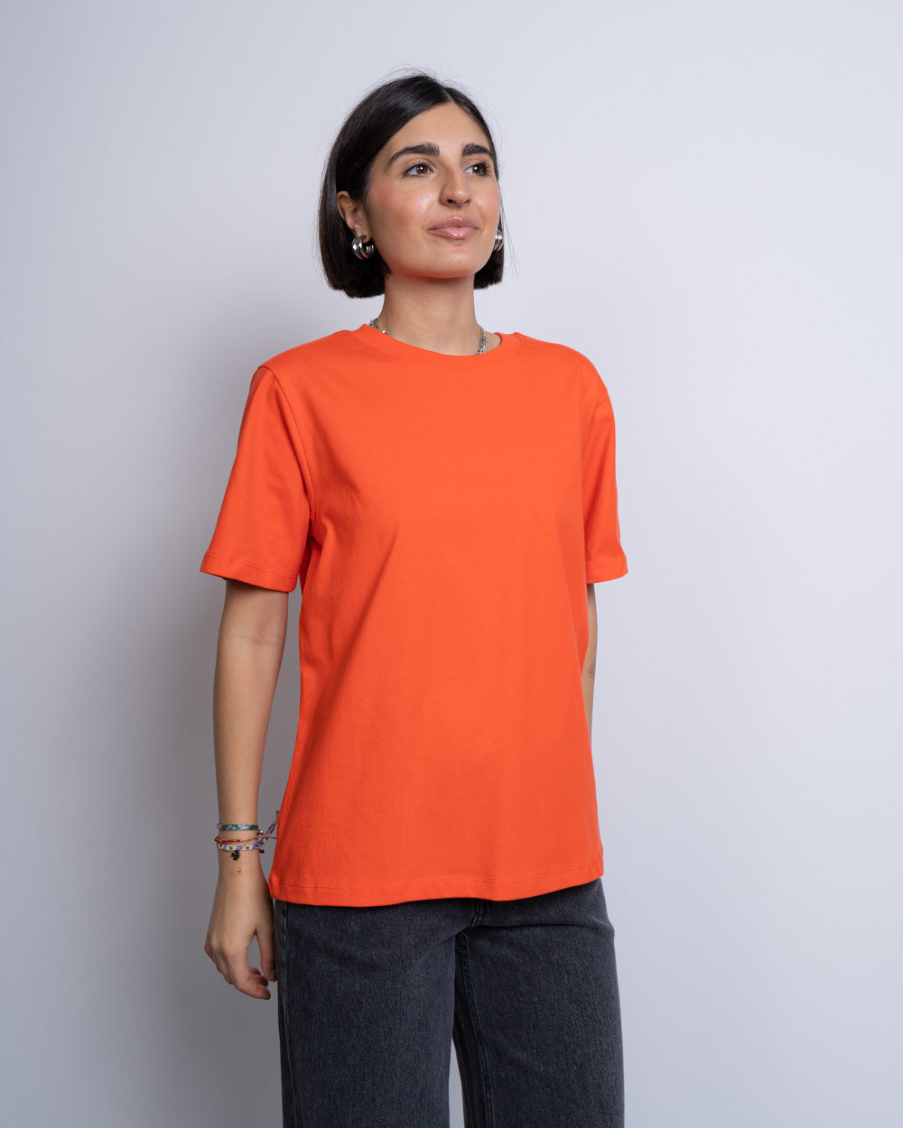 T-SHIRT PALMER ARANCIONE