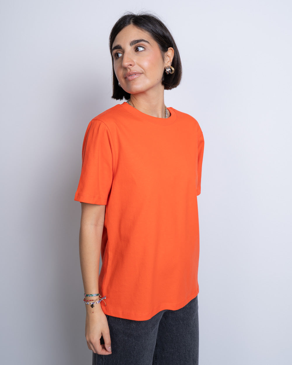 T-SHIRT PALMER ARANCIONE