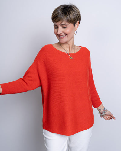 MAGLIONE NORA ROSSO