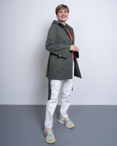 TRENCH CHELSEA VERDE MILITARE