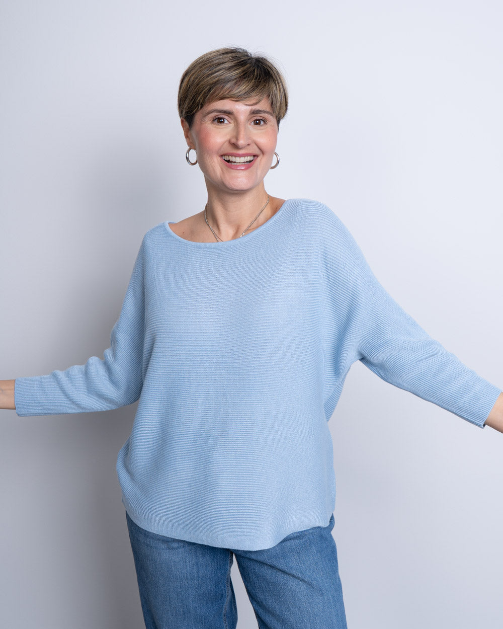 MAGLIONE NORA BLU