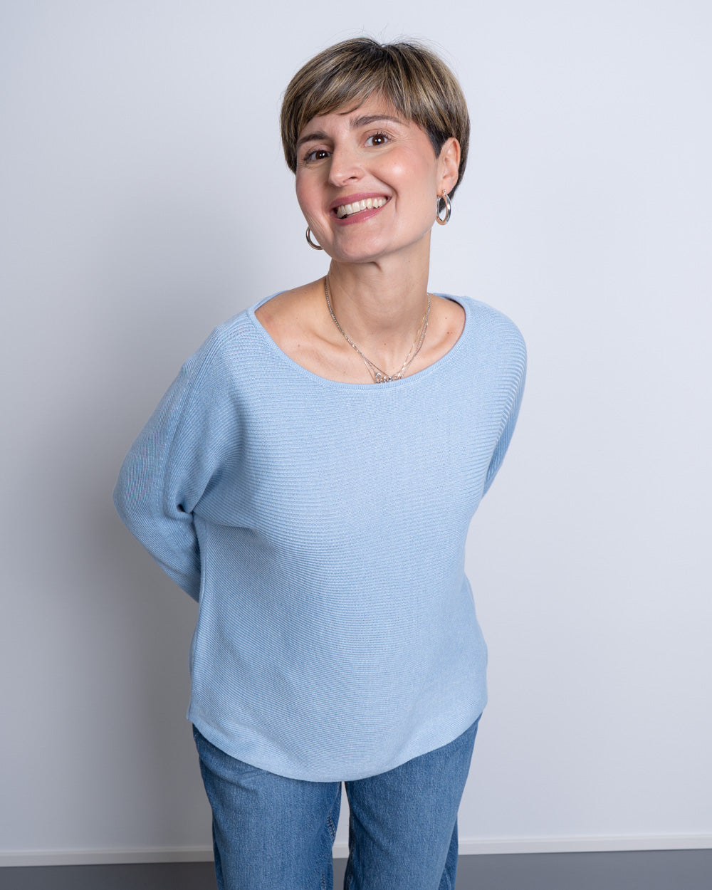 MAGLIONE NORA BLU