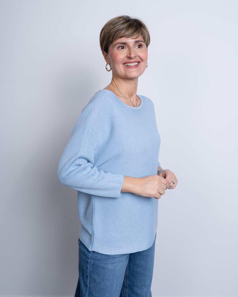MAGLIONE NORA BLU