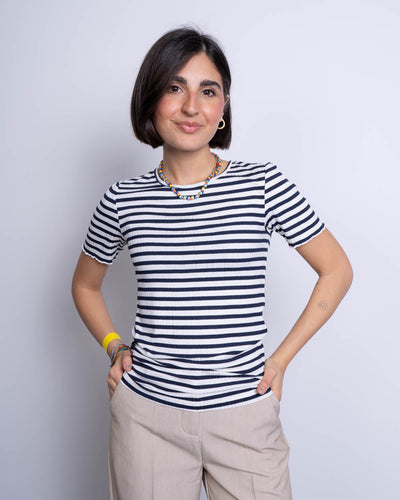 T-SHIRT CELLA SS BLU