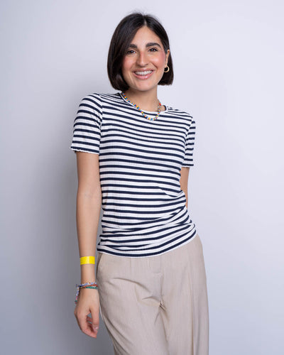 T-SHIRT CELLA SS BLU