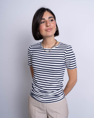 T-SHIRT CELLA SS BLU