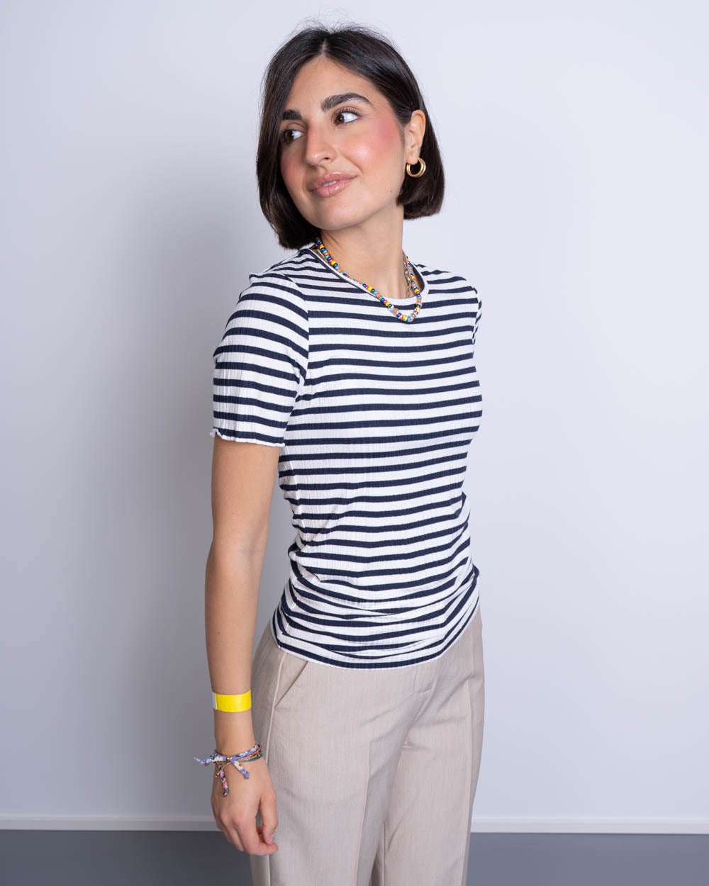 T-SHIRT CELLA SS BLU
