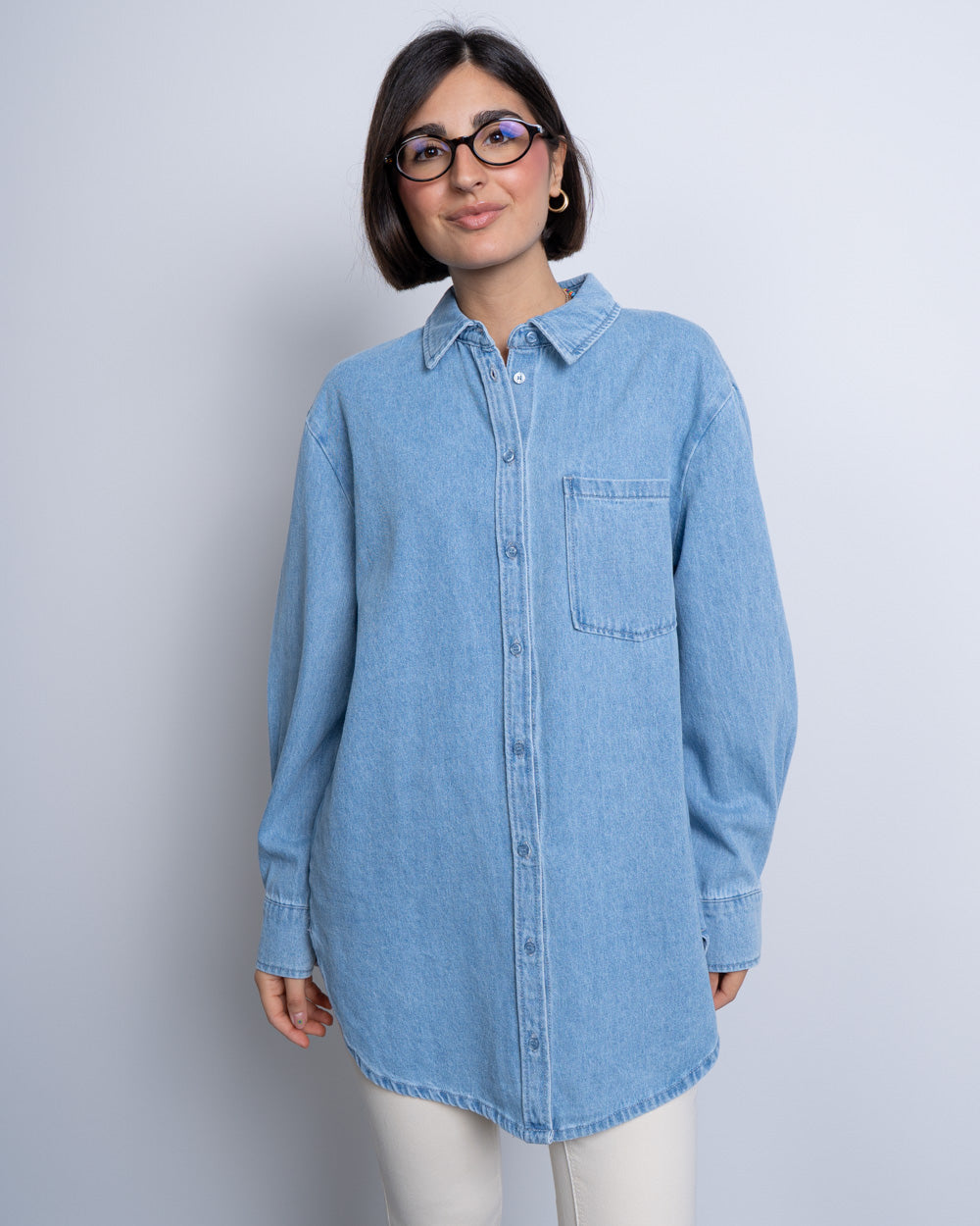 CAMICIA MAISIE BLU CHIARO
