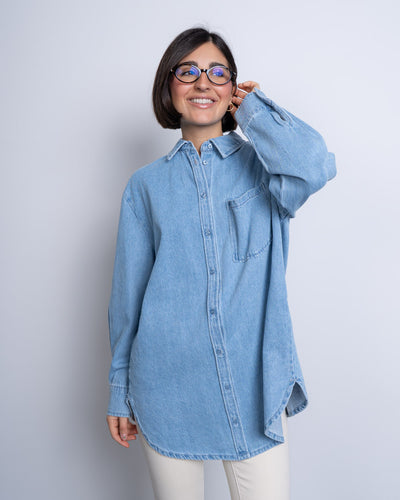 CAMICIA MAISIE BLU CHIARO