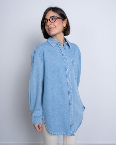 CAMICIA MAISIE BLU CHIARO
