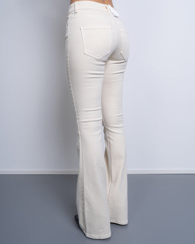 PANTALONE FLASH FLARED ECRÙ