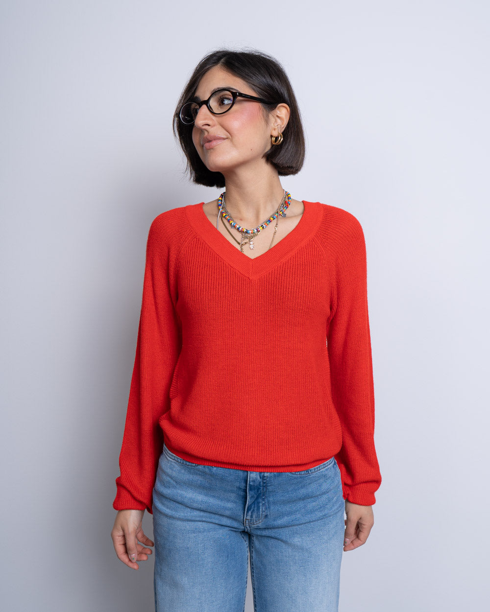 MAGLIONE LEXSUN DOUBLE ROSSO