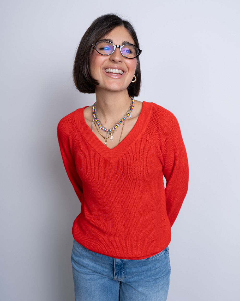 MAGLIONE LEXSUN DOUBLE ROSSO