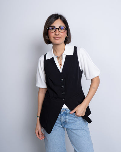 GILET OCEANNA NERO