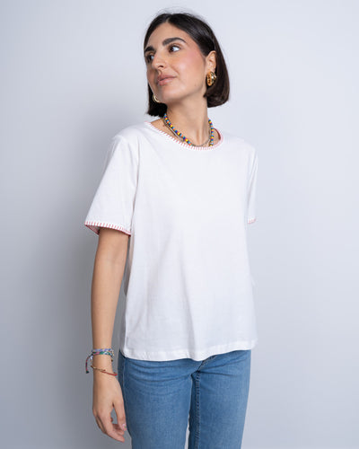 T-SHIRT KAMILLE BIANCO