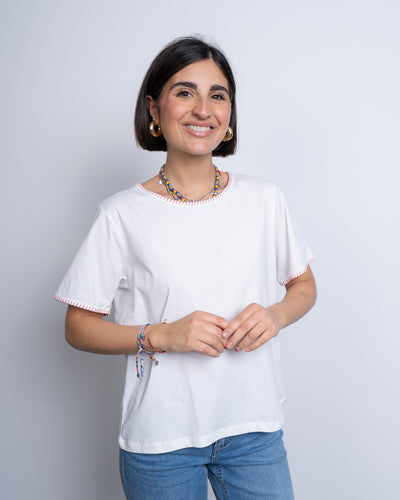 T-SHIRT KAMILLE BIANCO