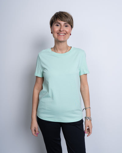 T-SHIRT PAULINA VERDE ACQUA
