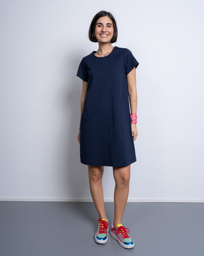 VESTITO ANGELA BLU