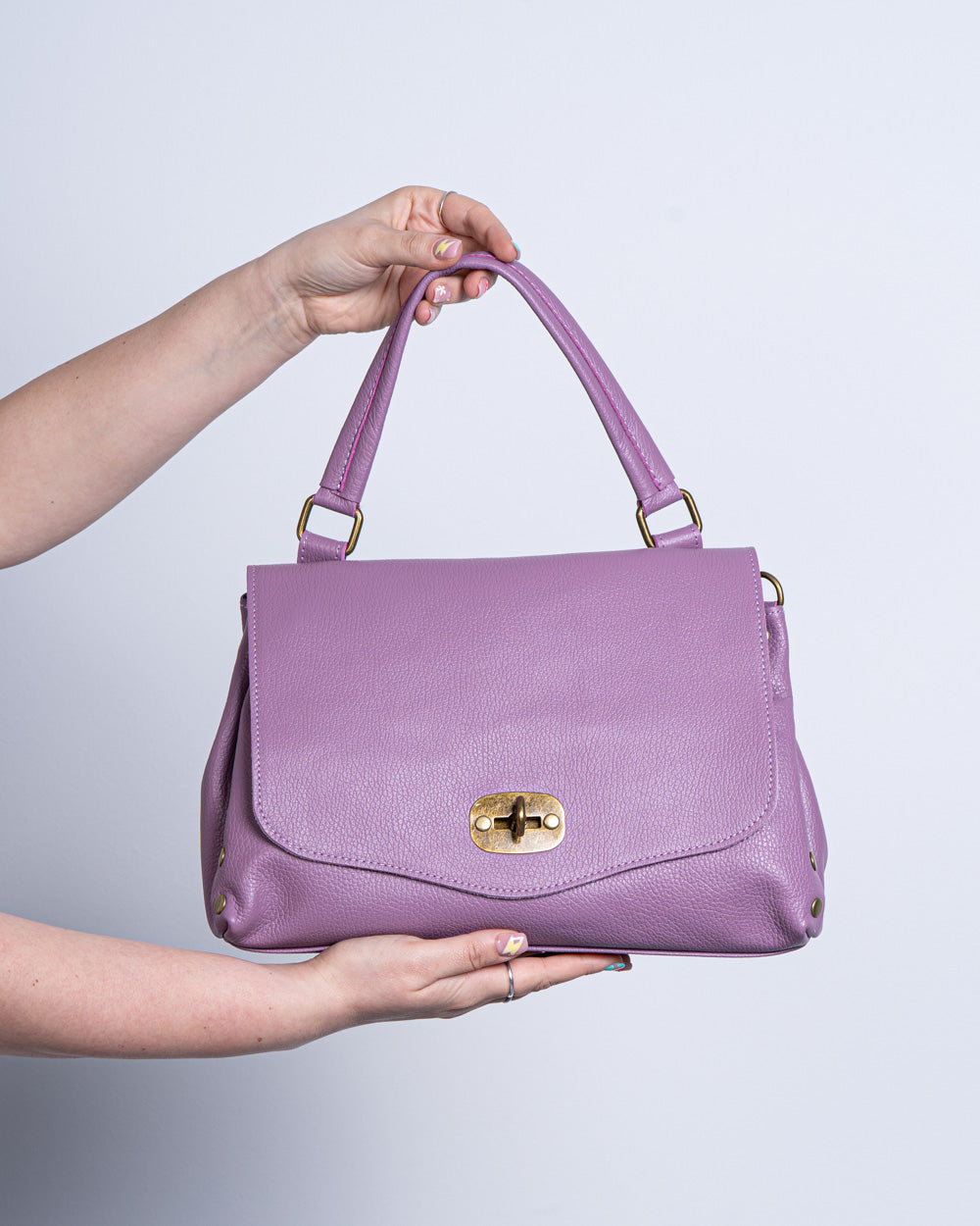 BORSA STEFY PELLE LILLA
