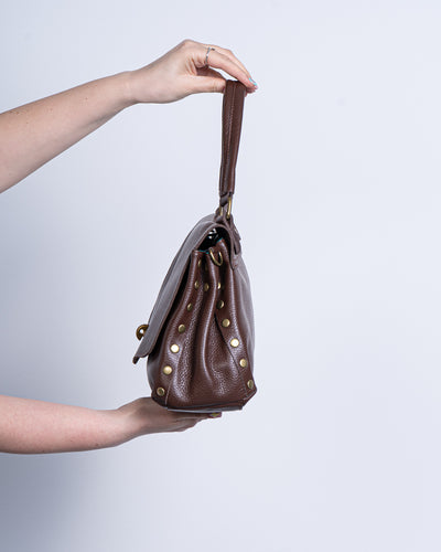 BORSA STEFY PELLE TESTA DI MORO