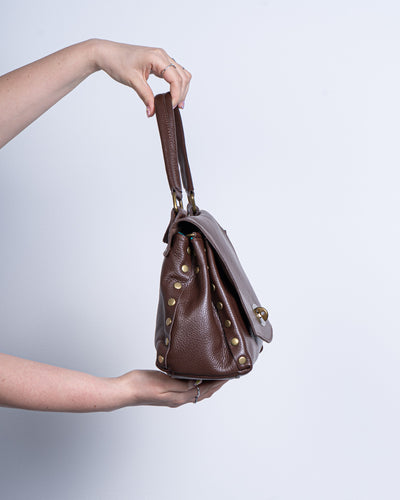 BORSA STEFY PELLE TESTA DI MORO
