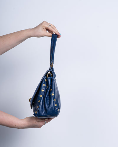 BORSA  STEFY PELLE BLU