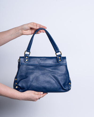 BORSA  STEFY PELLE BLU