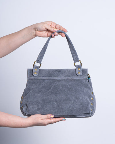 BORSA  STEFY CAMOSCIO GRIGIO
