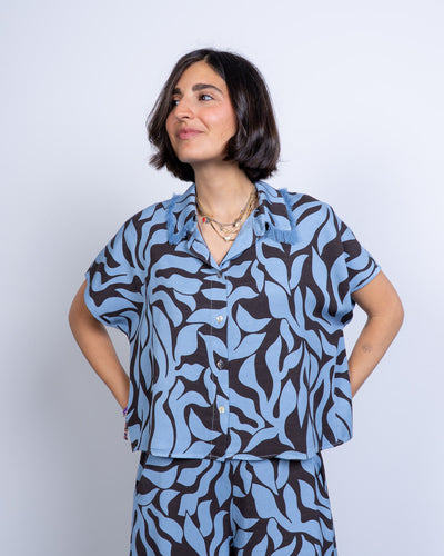 CAMICIA ELETTRA CIELO