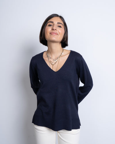 MAGLIONE SILJE BLU