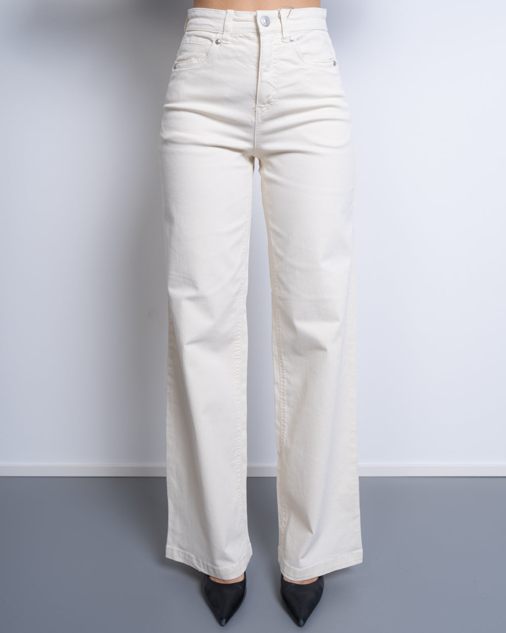JEANS TWILL BIANCO