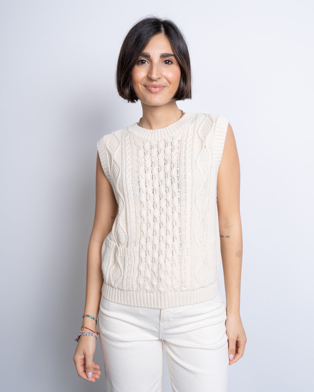 GILET ARWEN BEIGE