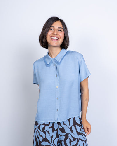 CAMICIA EMILIA CIELO