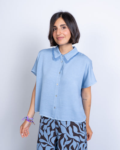 CAMICIA EMILIA CIELO