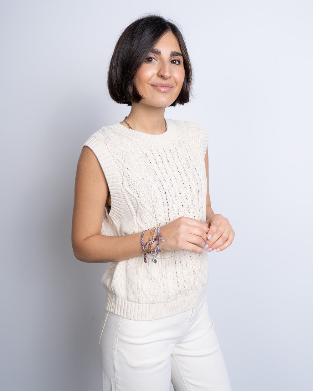 GILET ARWEN BEIGE
