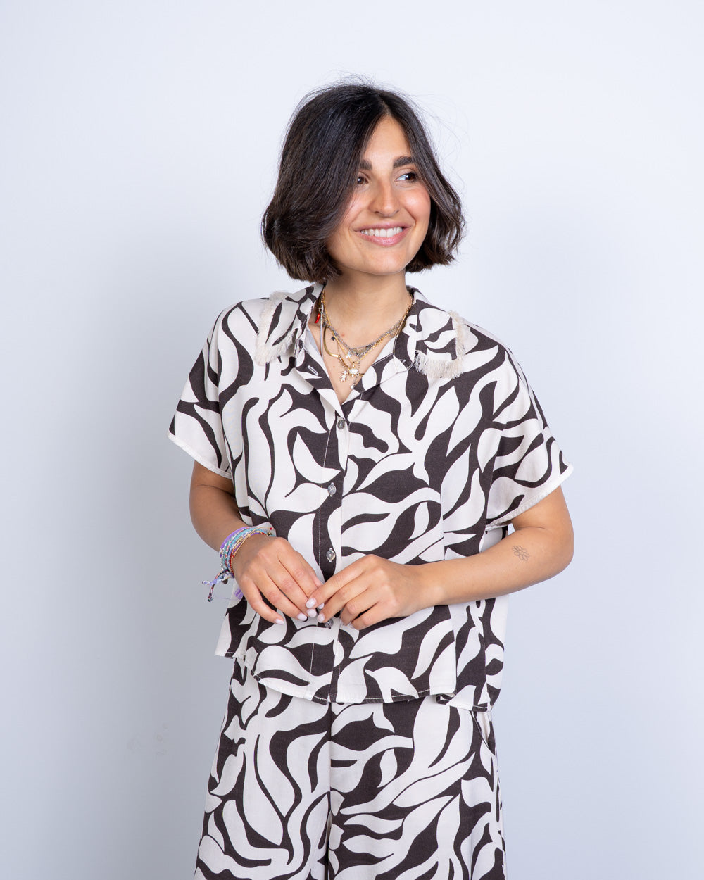 CAMICIA ELETTRA BURRO