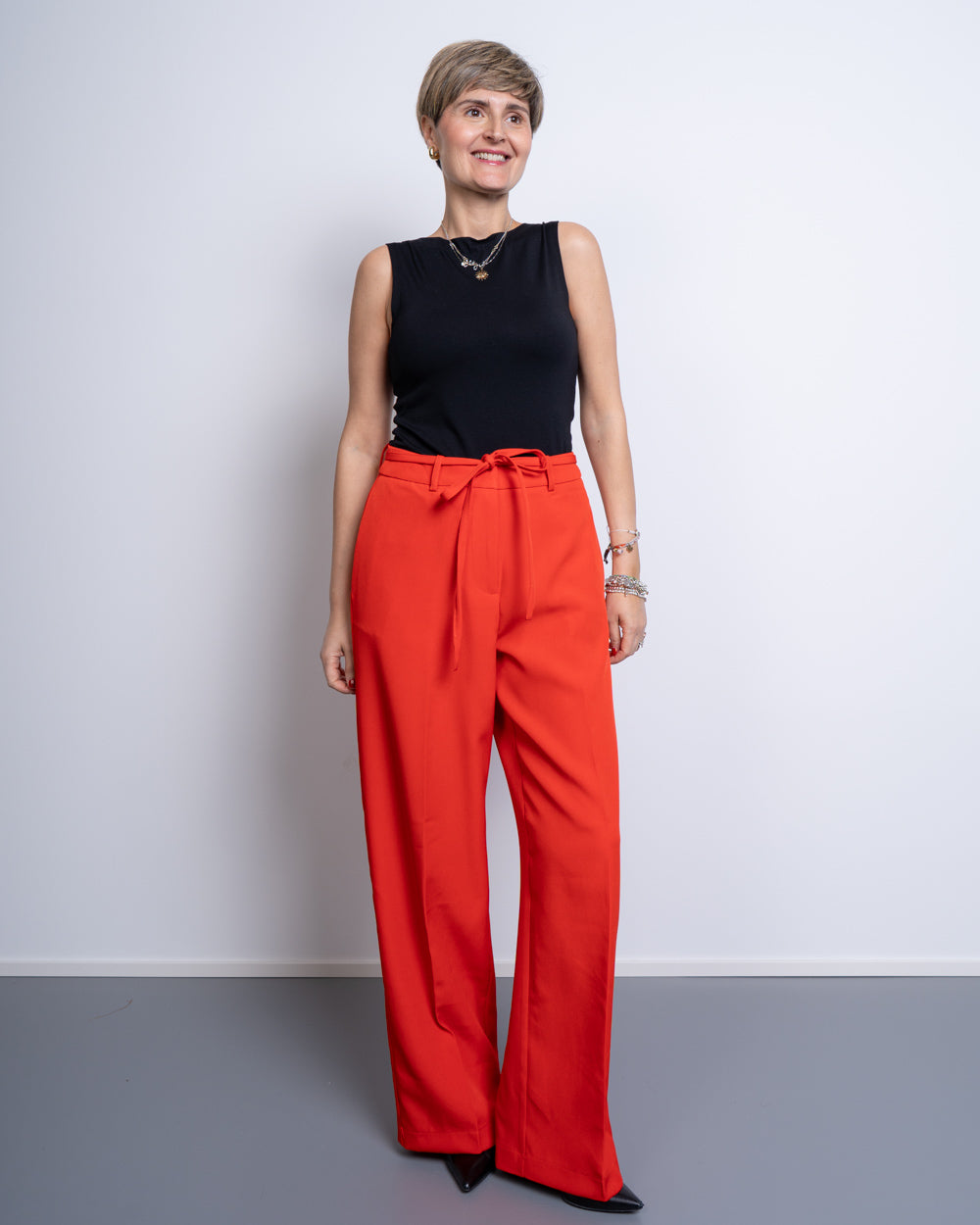 PANTALONE VALENTINA ROSSO