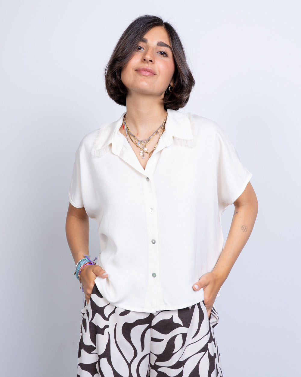 CAMICIA EMILIA BURRO