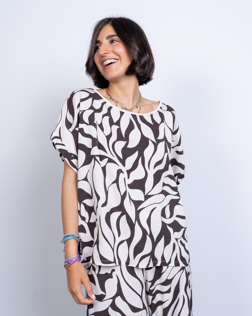 BLUSA ENRICA BURRO