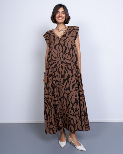 VESTITO ELLEN MANDORLA