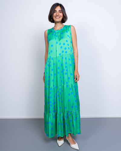 VESTITO TATIANA POIS VERDE