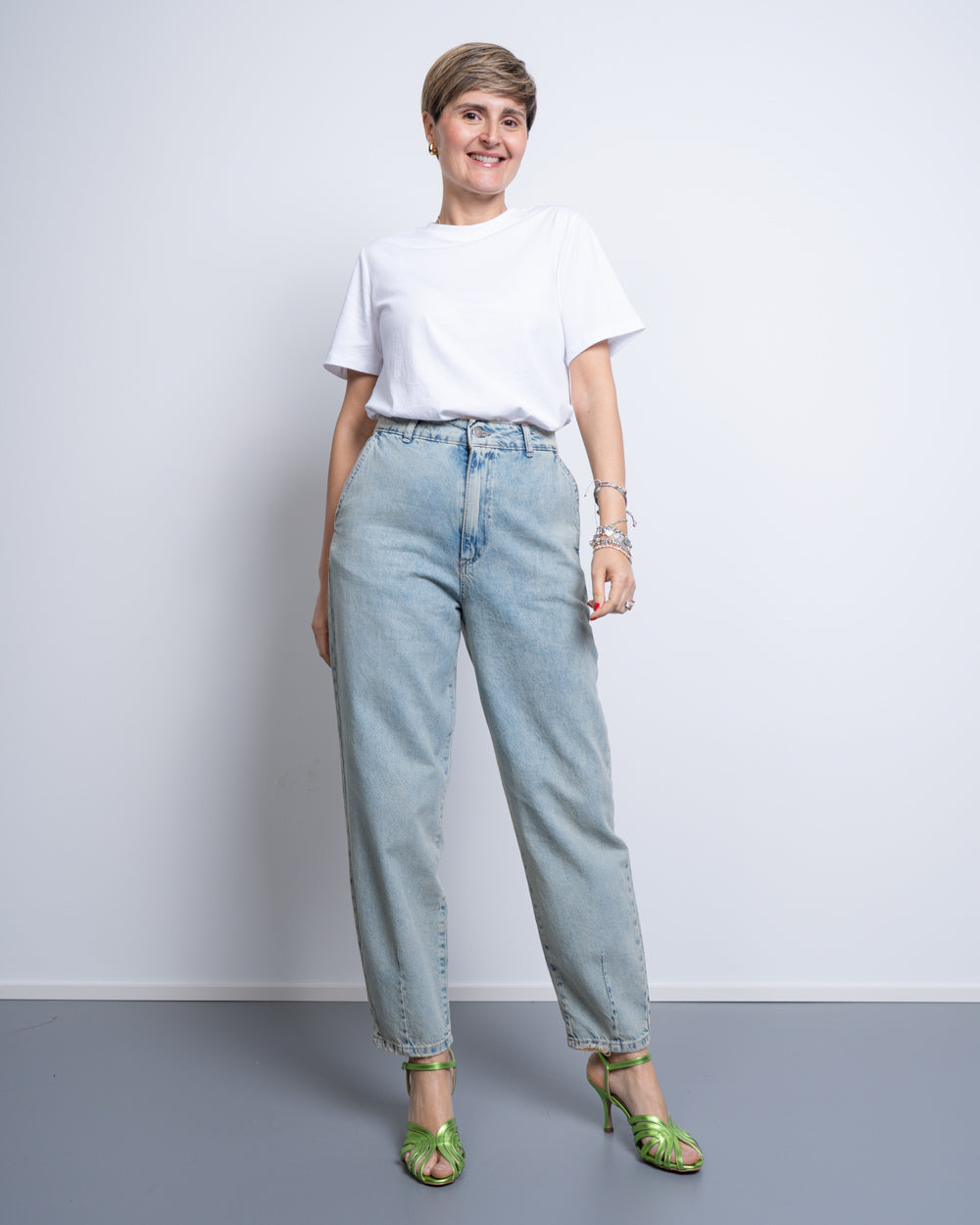 JEANS CLARA SKY DENIM CHIARO