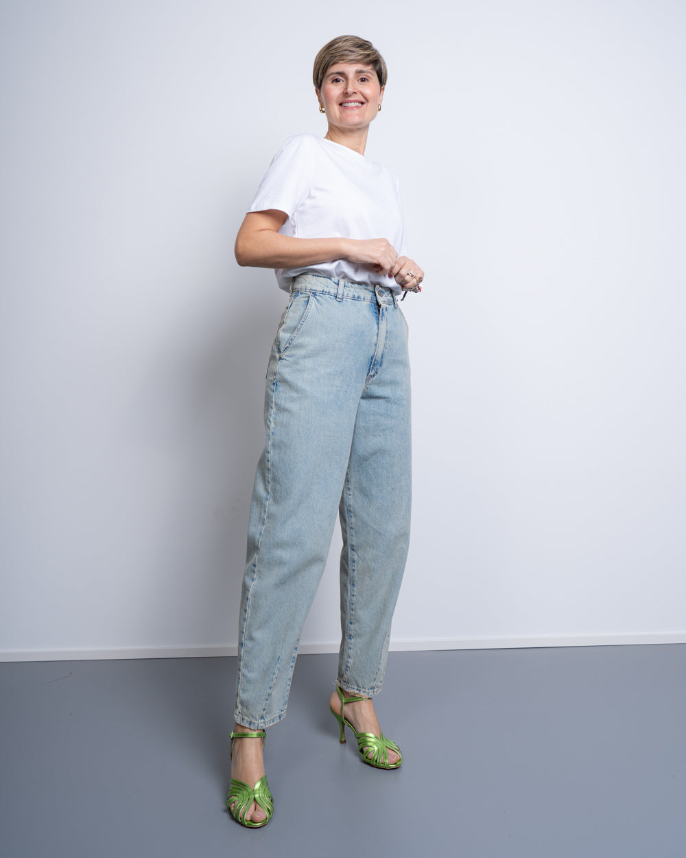 JEANS CLARA SKY DENIM CHIARO