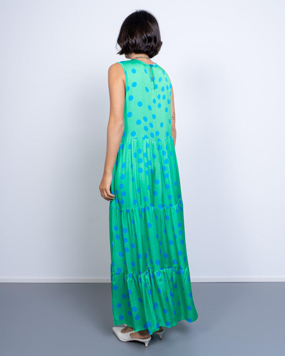 VESTITO TATIANA POIS VERDE