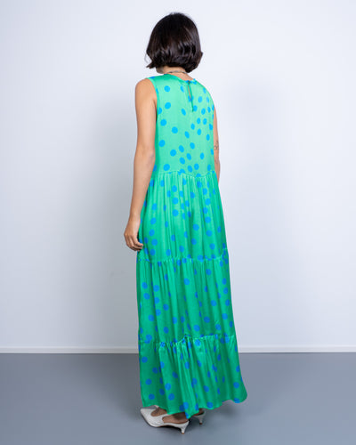 VESTITO TATIANA POIS VERDE