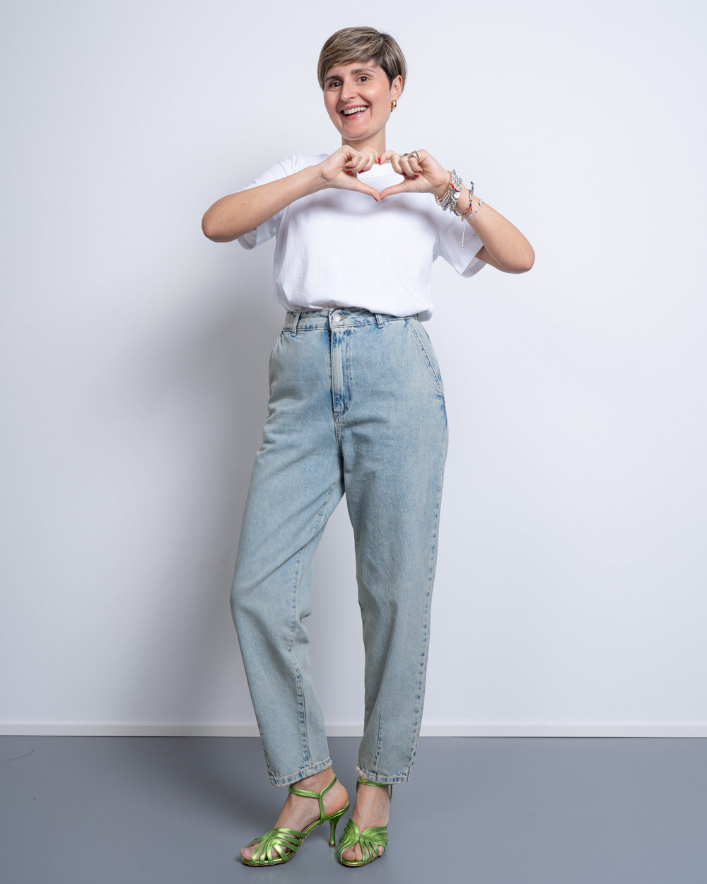JEANS CLARA SKY DENIM CHIARO