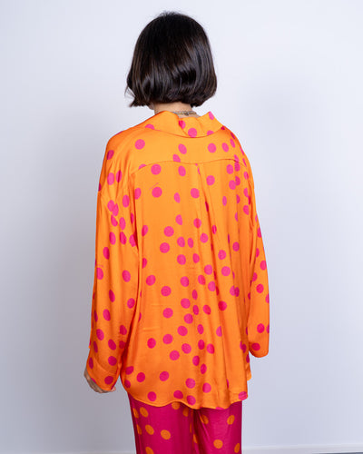 CAMICIA TAMARA POIS ARANCIONE