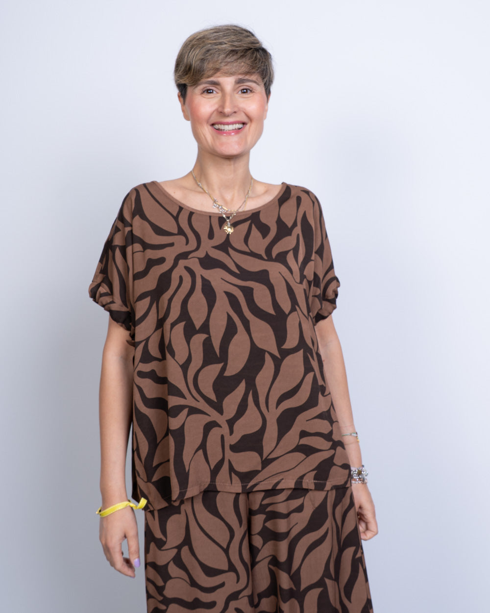 BLUSA ENRICA MANDORLA