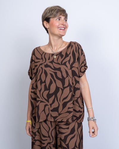 BLUSA ENRICA MANDORLA